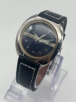 Vintage Seiko 5 SS Automatic Day & Date Men's Wrist Watch Ref-7005-6000 • $84.99