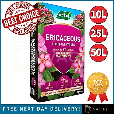 Westland Ericaceous Compost 10l 25l 50l Azaleas Camellia Planting Potting Mix • £14.99