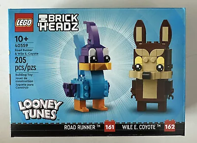 LEGO BRICKHEADZ: Road Runner & Wile E. Coyote (40559) • $30