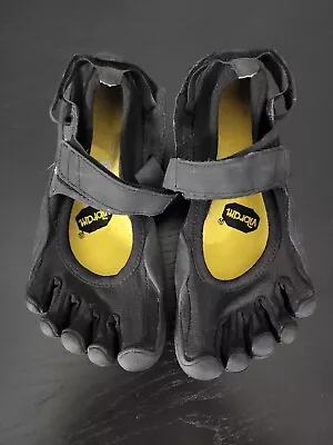 Vibram Five-Fingers Women W118 Size 37 Trainer Barefoot Activewear Black (B2) • $25