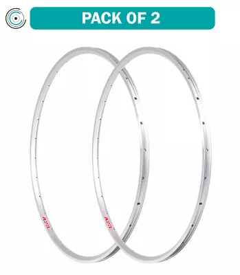 Pack Of 2 Velocity A23 Rim - 700 Rim Silver 32H Clincher • $174.91