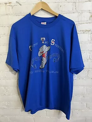 Vintage Country Teo Steppers T-shirt XL 90s Line Dancing Western Hot Springs Vil • $10