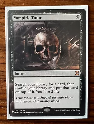 MTG Vampiric Tutor The List - Eternal Masters 112/249 Regular Mythic • $33.99