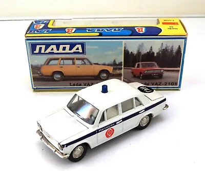 1:43 Vaz 2101 Lada Police Novoexport Ussr Cccp Moskvitch Volga Gaz Zil Zis Uaz • $157.30