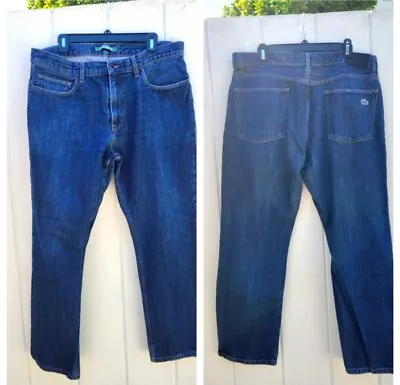 Lacoste Men Streetwear Straight Leg Jeans Size US 36 • $59.99