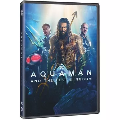 AQUAMAN  AND THE LOST KINGDOM (Jason Momoa )NEW DVD ‼️FREE SHIPPING 📢💯 • $13.95