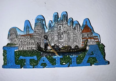 ITALIA Fridge Magnet Rome Venice Display MAGNET NEW Resin Made In Italy • $14.99