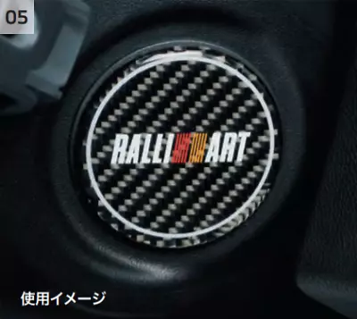 Mitsubishi Genuine Ralliart Circle Garnish Emblem Decal SRG20014 Japan • $24