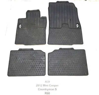 ✅ 11-16 OEM Mini Cooper Countryman S R60 Front Rear Rubber Floor Mats Set Of 4 • $88.35