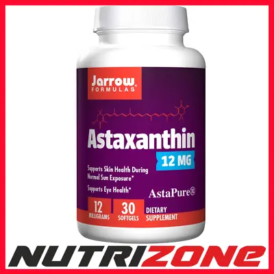 £29.60 • Buy Jarrow Formulas Astaxanthin 12mg Skin Eye Health - 30 Softgels