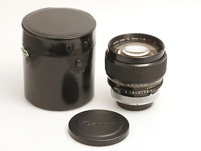 Canon Lens FD 85mm 1:1.2 S.S.C. AL (Aspherical)!!! Prototype Extremely Rare!!! • £34246.06