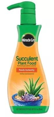 Miracle-Gro Succulent Plant Food 8 Oz. Instantly Feeds Succulent Plants Pump • $8.99