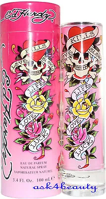 Ed Hardy By Ed Hardy 3.3/3.4oz. Edp Spray For Women New In Box • $29.99