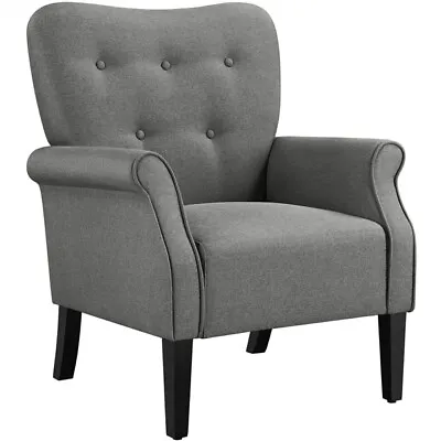 Mid-century Modern Accent Chair Upholstered Chair For Living Room Bedroom Office • $129.99