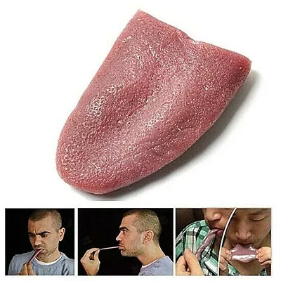 Tongue Stretch Fake Gag Joke Prank Magician Magic Trick English Instructions • $5.49