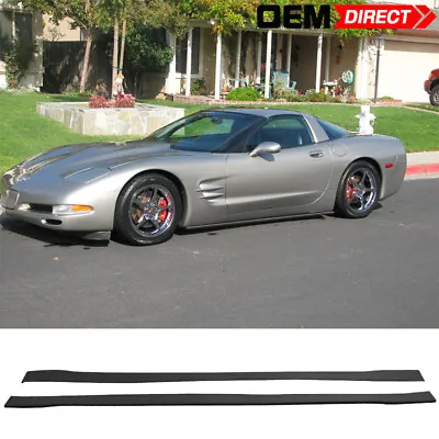 For 97-04 Chevy C5 Corvette Side Skirts Extensions Splitters - PP • $82.99