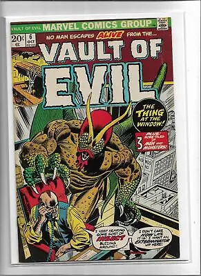 VAULT OF EVIL #6 1973 VERY FINE- 7.5 2837 Cover Tanning • $13.46