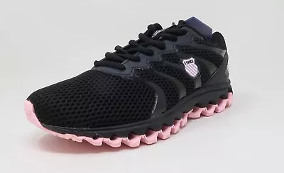 K-Swiss Tubes Comfort 200 Womens Size 8.5 Black/Pink Sneakers 97112056W #3920 • $45