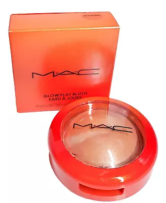 MAC New Year Shine Glow Play Blush In So Natural Sheer Pink Peach Long Wear NIB • $32