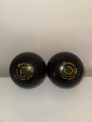 Henselite Lawn Bowls - Classic Deluxe Size 00 Heavy Pair • $69.90