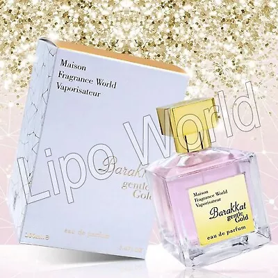 *NEW* Fragrance World Barakcat Gentle Gold Eau De Parfum Spray 100ml Perfume Noble • $53.98