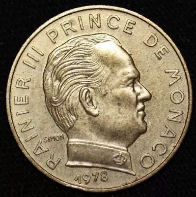 MONACO ~ 1978 ~ 20 Centimes ~ Quality World Foreign Coin ☘️ W-#963 ☘️ • $5.24