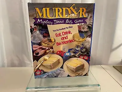 Vtg Murder A La Carte Mystery Party Game Eat Drink And Be Married • $28.99