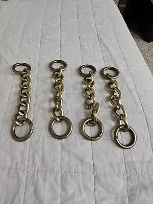 MICHE Gently Used Antique Brass Chains (Set Of 4) • $12