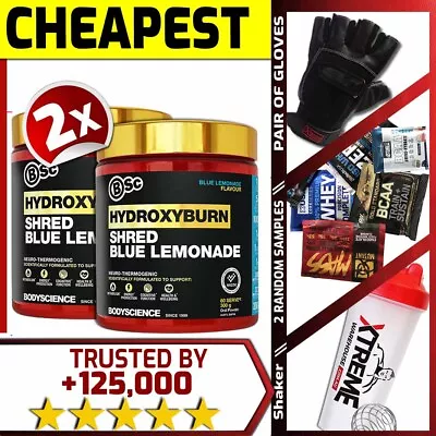 2x Bsc Hydroxyburn Shred 60 Srv // Oxyshred Fat Weight Loss  Hydroxy Burn Option • $97.90