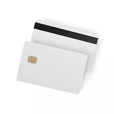 100 Pack - SLE4442 Chip Cards With Hi-Co Magnetic Stripe PVC - SLE 4442 • $75