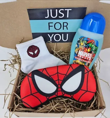 Marvel Spiderman Gift Set For Him Men Boys Christmas Hamper Box  Birthday Gifts • £15.49