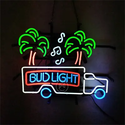 17 X14 Bud Light Lorry Neon Sign Light Store Open Beer Bar Pub Wall Hanging Gift • $125