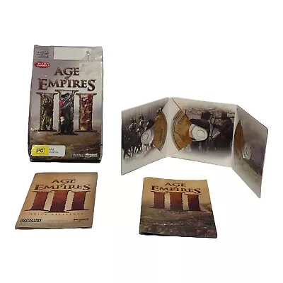 Age Of Empires 3 PC Game 3 Disc Set 2005 - CD ROM Computer Video Game • $7