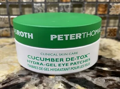 Peter Thomas Roth Cucumber De-Tox Hydra-Gel Eye Patches 60 Ct New No Box • $21.50