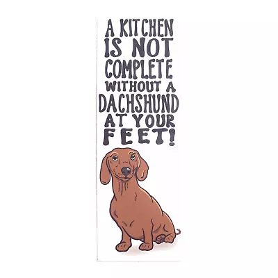 Brown Dachshund Wiener Dog Magnet Gift Collectible Kitchen Decor Handmade Gift • $9