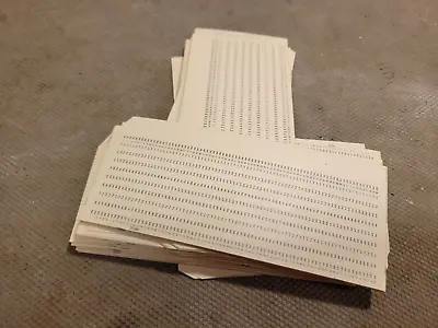 100 Vintage Standard Punch Cards 5081 • $19.50