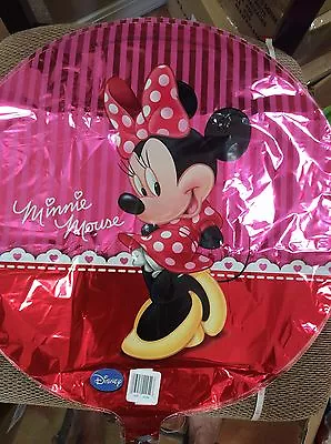 Minnie Mouse Party Supplies Lot Of 2- 18  Mylar Foil Balloon Helium Quality • $2.50