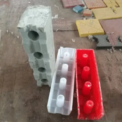 Concrete Brick Mold 60 Cm Interlocking Hollow Construction Blocks Plastic Moulds • $159.89