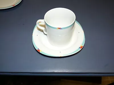 1 - Mikasa L.A. Style Turquoise M2553 Cup And Saucer • $9.50
