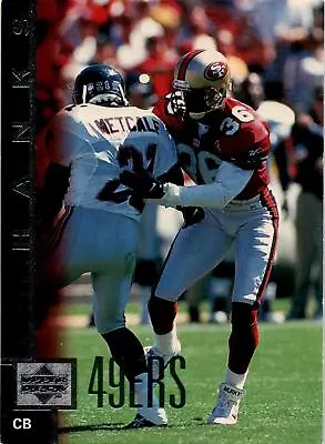 1997 Upper Deck #55 Merton Hanks San Francisco 49ers NFL Vintage Football Card • $1.99