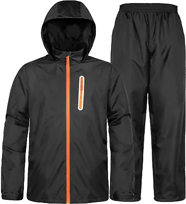 Rain Suits For Men Women Waterproof Lightweight Hooded Breathable Rain Gear • $63.99