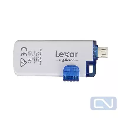 32GB Smart Phone Storage Micro USB To USB 3.0 Lexar Thumb Drive PC Blue & White • $7.05