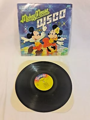 Walt DISNEY MICKEY MOUSE DISCO Original 1979 VINYL LP Record 12  DISNEYLAND • $17.97