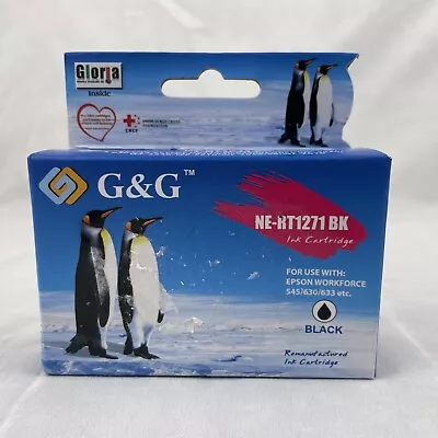 G&G Ink NE-RT1271BK BLACK Epson Stylus NX530/NX625 Workforce 545/639/633  • $6.50