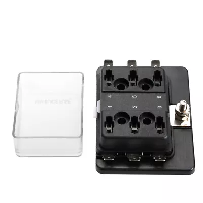 £8.69 • Buy 6 Way   Fuse Box Holder  Atm 5a 10a 25a For Car Boat 12/24v Do D7c6 U7w1