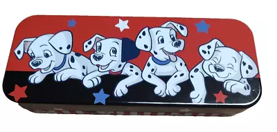 Disney 101 Dalmatians Metal Pencil Box Case Tin Box Co 8.5  X 5.25  X 1.5  • $15.99