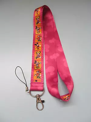 Disney Mickey & Minnie Mouse Lanyard (Pink) (NEW) • $6.99