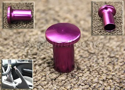 RDT Purple Aluminum Drift Spin Turn E-BRAKE KNOB SILVIA 240SX 180SX S14 S13 • $11.48