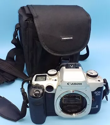 Canon EOS 50E Eye Control 35mm SLR Camera With Case - Excellent Condition • £50