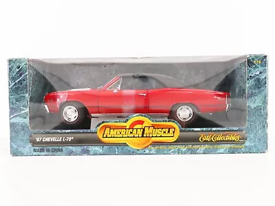 1:18 Scale Ertl American Muscle #7246 Die-Cast '67 Chevelle L-78 - Red/Black  • $59.95